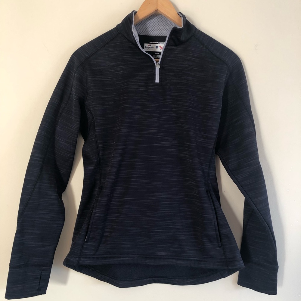 Majestic Therma Base MBA Athletic Pullover Shirt Small